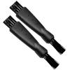 Suleto 8-Piece Shaver Brush Set - Nylon Bristle, Black, Double-Sided, Non-Slip Handle, Multi-Use Cleaning Brushes for Razors, Shavers, Clippers, Trimmers, Household Appliances view 3