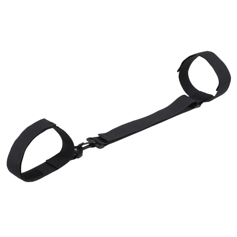 Durable Golfs Leg Movement Correction Fixation Belt, Foot Strap, Blacks Man Woman for Golfs Primary Training Leg Movement Correction(Black)