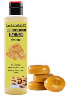 La Aromatic Food Flavoured Concentrated Essence for Baking,Icecreams,Muffins,Puddings (Butterscotch)