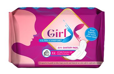 DOSELO GIRLX ULTRA COMFORT SANITARY PADS GENTLE ON SKIN FOR AN EXTRA SOFT ALL WOMANS