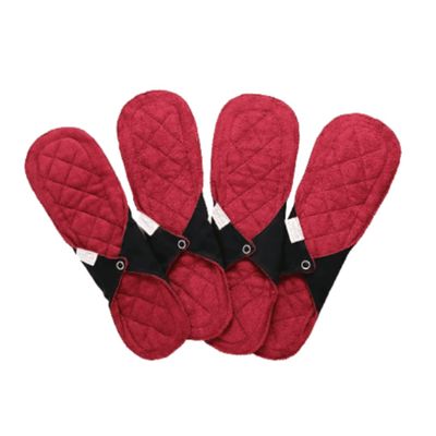 FabPad Reusable Washable Sanitary Cloth Pads Napkins Eco-Friendly Menstrual Hygiene Solutions (Pack of 4,Maxi)