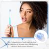 6 Pieces Brace Toothbrush V Shaped Orthodontic Toothbrush with Brush Head 40 Pieces Interdental Brush Soft Bristle Braces Brushes for Cleaning Portable Toothbrushes for Braces (Orange,Medium) view 2