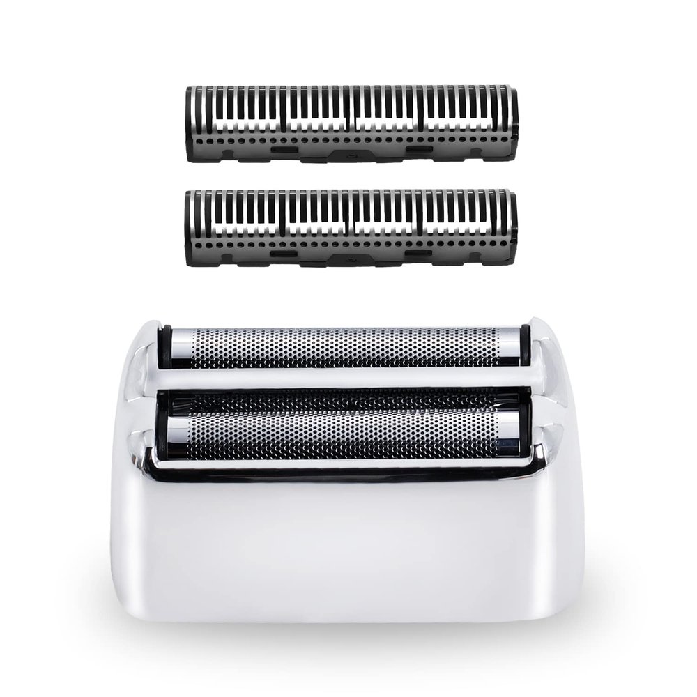 FXFS2 Replacemnet Foil and Cutter Compatible with Bab-yli-ss PRO Barbe-rology Double Foil Shaver, Shaver Head for Bab-yli-sspro Replacement Blade