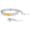 TREEMAISON Stainless Steel Strip | 1 INCH | Pack of 1 | Steel Strip for Vastu | Strip for Toilet Correction | Vastu Remedy | Width-25mm, Thickness-1 mm, Length-8 Feet Approx view 3