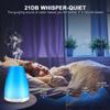200ml Essential Oil Diffusers for Home Small Room with Soft Light,Fragrance Aromatherapy Diffusers for Essential Oils Waterless Auto Shut Off,Cool Mist Humidifiers Diffuser Bedroom Kid 3 Time Setting view 3