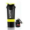COOL INDIANS Gym Shaker Bottle with WHEY Container Bottle 500ML, Shaker Bottle for Protein Shake 100% Leak-Proof Guarantee Protein Shaker|Sipper Bottle, Ideal for Protein, PRE Workout (Yellow) view 1