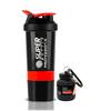 COOL INDIANS Gym Shaker Bottle with WHEY Container Bottle 500ML, Shaker Bottle for Protein Shake 100% Leak-Proof Guarantee Protein Shaker|Sipper Bottle, Ideal for Protein, PRE Workout (RED) view 1