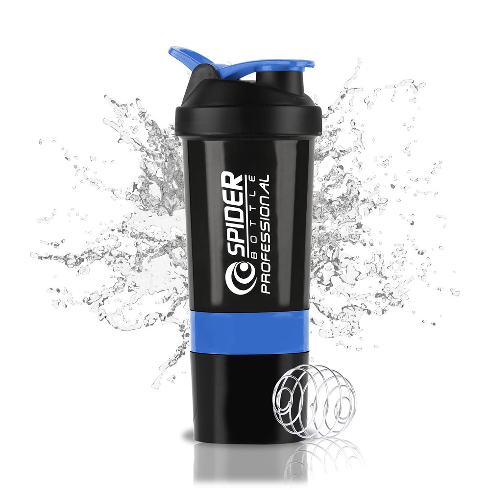COOL INDIANS Gym Shaker Bottle 500ML, Shaker Bottle for Protein Shake 100% Leak-Proof Guarantee Protein Shaker|Sipper Bottle, Ideal for Protein, PRE Workout Shaker Bottle |BPA Free (Blue)