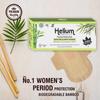 CHESTA FORMULATION Helium Bamboo+Organic Soft Cotton 48 Sanitary Pad For Women|Bamboo Pads 24 Regular+Organic Pads 24 Heavy Flow|Pure Cotton,Full-Day&Full-Night,High Absorbent,Heavy Flow,Extra Long view 2