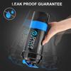 COOL INDIANS Sports Gym Shaker|Shaker Bottle|Gym Shaker|100% Leak-Proof Guarantee Protein Shaker|Sipper Bottle|Gym Water Bottle 500 ML Shaker Bottle for PRE Workout|BPA Free (Blue) view 2