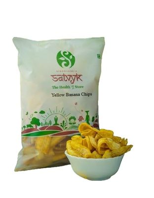 S Siddhagiri's SATVYK THE HEALTH re STORE Yellow banana chips (Salted) 250gm