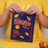 The Healthy Binge Quinoa Chips Baked Chips Snacks for Adults and Kids | Healthy snacks for kids and adults | Smokey BBQ Flavour | Protein and Fiber Rich | Gluten Free | 0% Cholesterol | Pack of 24 (40 Gm X 24) view 4