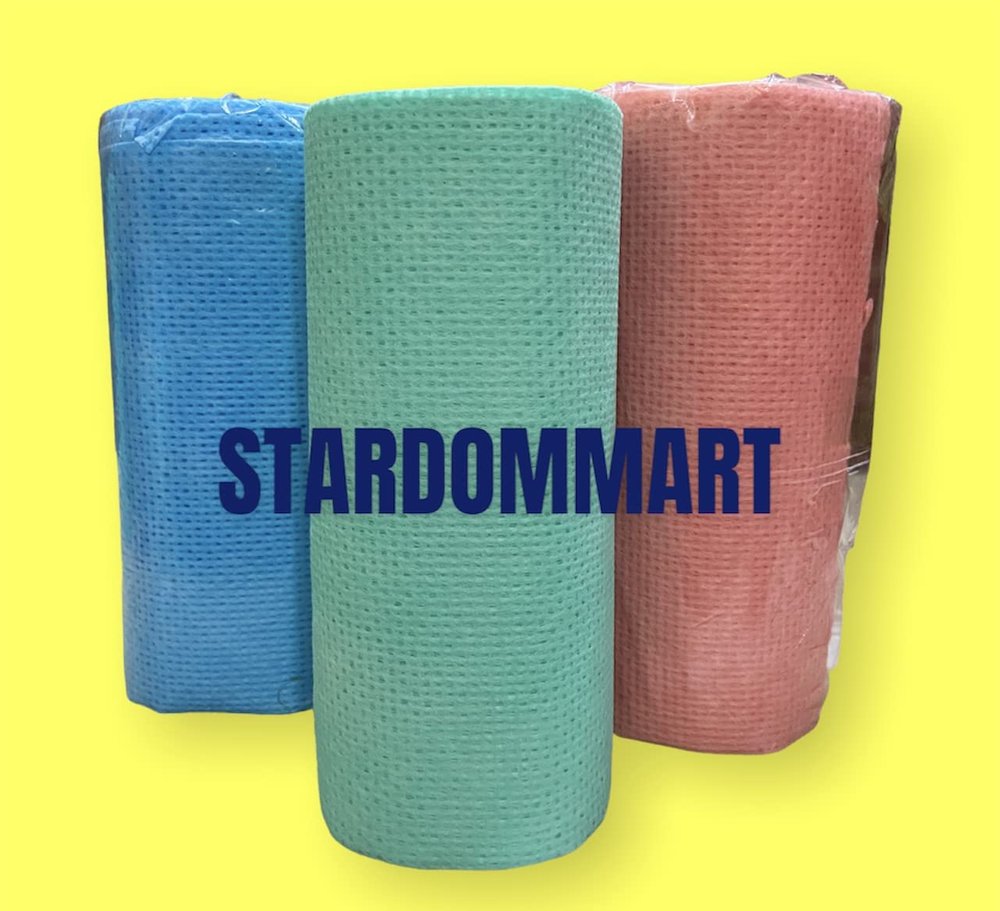 STARDOM MART KITCHEN RESUABLE SUPER ABSORBMENT TISSUE ROLL/TOWEL/PAPER /100 PULL IN A ROLL