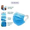 COOL INDIANS 3PLY COMFORT MASK WITH MOST COMFORTABLE EAR LOOP WITH NOSE PIN| 3 LAYERED PROTECTION WITH MELT BLOWN FEBRIC DISPOSABLE SURGICAL MASK WATER RESISTANT| ANTI POLLUTION (200) view 3