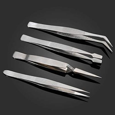 Homebakers Mart 4 pcs tweezer Set for Cake Decoration Fondant gumpaste Tool