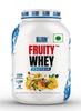 Belgium Nutrition Fruity Whey Protein with 26g Protein, 5.5 BCAAs, 6g Glutamine, 15g EAA for Muscle Strength, Performance | Muscle-Building Whey Protein Supplement Powder | Lean Body High Whey Protein | Muscle Gain, Muscle Support & Recovery [Strawbe view 2