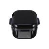 Yardwe Denture Case with Strainer Basket Denture Bath Case Cup Box Portable False Teeth Holder Storage Soak Container Orthodontic Retainer Case for Travel Cleaning Black view 1
