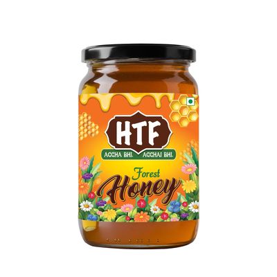 HTF Honey | 100% Pure | Natural, Raw & Wildcrafted (250 gm) (250g, Forest Honey)
