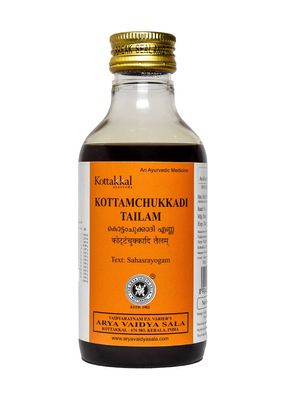 Kottakkal ayurveda Kottamchukkadi Tailam, Herbal Massage Oil for Wellness Naturally - Pack of 1 (200 ml)