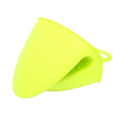 Cooking Pinch Mitts, Bright Color Professional Compact Portable Pot Pinch Mitts Simple Elegant Safe Eco Friendly for Men Women for Depilatory Wax Pot(green)
