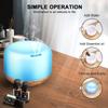 500ML Essential Oil Diffusers for Home Office with Soft Light,Aromatherapy Diffusers for Essential Oils Large Room Waterless Auto Off,Aroma Cool Mist Humidifiers Diffuser Bedroom Kids 4 Timer Settings view 3