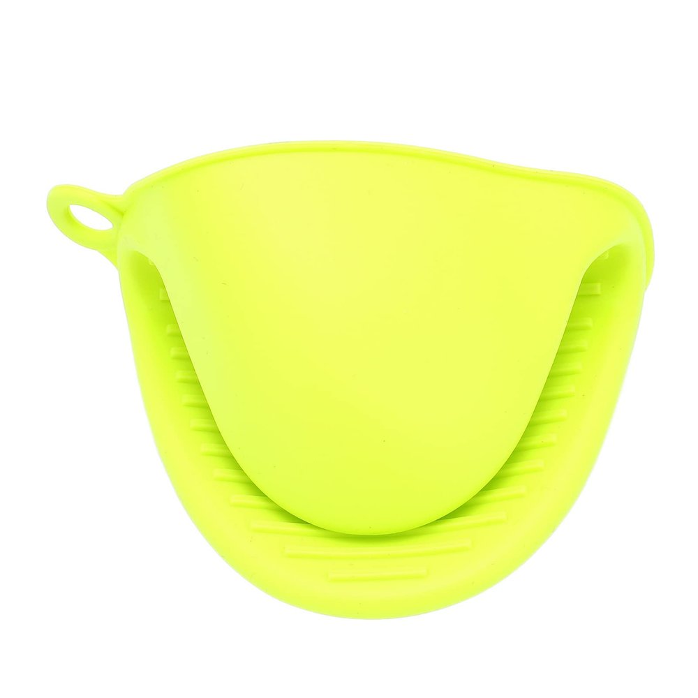 Pot Pinch Mitts, Cooking Pinch Mitts Compact Portable Flexible Silicone Professional for Depilatory Wax Pot(green)