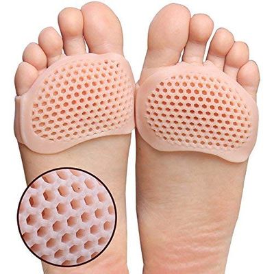 DIGOLEX metatarsal pads, gel foot pads, soft and breathable forefoot pad, suitable for diabetic patients, corns, blisters, burning sensation and forefoot pain. (2 Pieces) SKIN