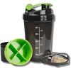 COOL INDIANS Fitness Protein Gym Shaker Bottle for PRE-Workout|Sipper Bottle| Shaker Bottle| Gym Shaker| Sports Bottle| BPA-Free and 100% Leak-Proof Protein Shaker Bottle (Green) view 4