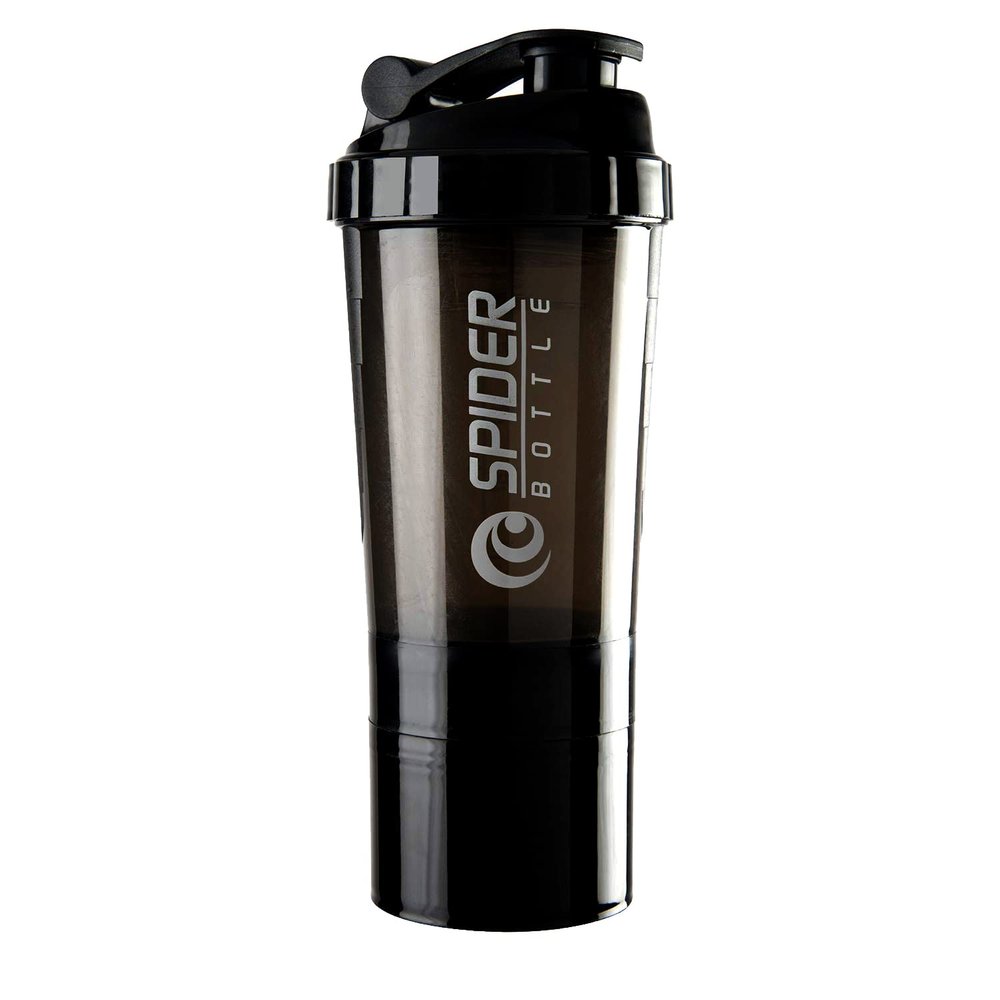 COOL INDIANS Protein Gym Shaker Bottle for PRE-Workout| Sipper Bottle| Shaker Bottle| Gym Shaker| Sports Bottle| BPA-Free and 100% Leak-Proof Protein Shaker Bottle (Black)