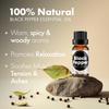 Esslux Black Pepper Essential Oil - 100% Pure Natural Black Pepper Oil for Aromatherapy, Diffuser & Skin | Spicy, Warm Aroma Ideal for Massage & Soap Making - Therapeutic Grade - 60 ML view 2