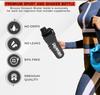 COOL INDIANS Sports Combo of Shaker, Sipper and WHEY Loader Container Bottles|Sipper Bottle|Shaker Bottle|PRE Workout Gym Shaker|Gym ACCESSORISE|Leak-Proof & BPA Free(Pack of 3) (Black) view 3