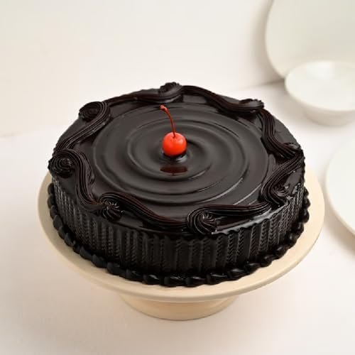 FlowerAura Artistic Chocolate Pleasure Cake Gift's For Brother, Sister, Girlfriend, Boyfriend, Husband & Wife, Friends, Mother's Day, Anniversary, Birthday, Valentine day (3Kg) (Same Day Delivery)
