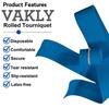 Disposable Tourniquet [Pack of 25] Blue 1" x 18 Inch Long Rolled and Banded Single-Use Elastic Latex-Free First Aid Tourniquets (25) view 2