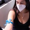 Disposable Tourniquet [Pack of 25] Blue 1" x 18 Inch Long Rolled and Banded Single-Use Elastic Latex-Free First Aid Tourniquets (25) view 3