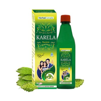 Harc Herbal Canada Karela Juice | Help for Maintain Sugar Levels | 500ml (Pack of 3)