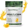 NAKPRO Vegan Soy Protein Isolate 90% | Raw, Pure, Natural & Vegetarian Plant Protein Supplement Powder (Mango, 500g) view 1