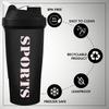 COOL INDIANS Gym Shaker Bottle, Shaker Bottles for Protein Shake 100% Leakproof Guarantee Protein Shaker|Sipper Bottle, Ideal for Protein, Pre Workout and Water BPA Free Material view 2