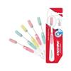 Enshine Advance Clean+ Toothbrush Set (Pack of 6) with Superior Ultra Soft Bristles and Tongue Cleaner | Manual Tooth brush Set for Adults | Multicolor view 2