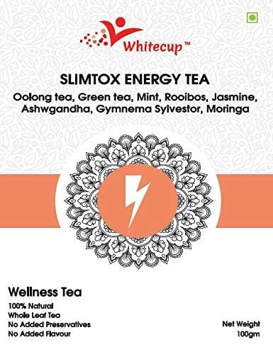 SlimTox Energy green tea | oolong tea organic | slimming and body detox, 100 gm