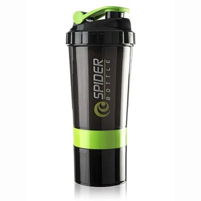 COOL INDIANS Sports Combo of Shaker, Sipper and WHEY Loader Container Bottles|Sipper Bottle|Shaker Bottle|PRE Workout Gym Shaker|Gym ACCESSORISE|Leak-Proof & BPA Free (Green 4)