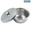 BOS Medicare Surgical Gallipot with Lid 175ml | Medium Stainless Steel Medical Bowl | Reusable Autoclavable Surgical Gallipot for Clinics, Hospitals & Surgical Procedures view 2