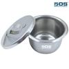 BOS Medicare Surgical Gallipot with Lid 175ml | Medium Stainless Steel Medical Bowl | Reusable Autoclavable Surgical Gallipot for Clinics, Hospitals & Surgical Procedures view 4