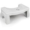 NOBILEA About Space Foldable Non Slip Toilet Step Stool with Air Freshener Slot - White view 1