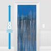Party town Metallic Foil Fringe Curtains (3ft * 6ft) for Birthday| Wedding | Engagement | Bridal Shower | Baby Shower | Bachelorette Celebration, Party Decorations (Pack of 1, Blue) view 3