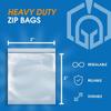 Amit Marketing Zip Lock Pouch Bags Covers | Transparent Reusable | Resealable Zip seal Zip lock Bags for Airtight Seal for Travel Refrigerator Packing Cloths Accessories - Size 2"X3" 100 PCS view 2