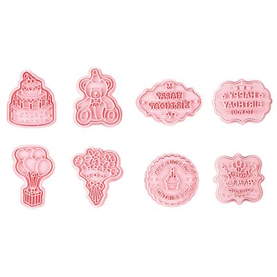 Biscuit -crack Flexible Pink Cute Cartoon Baking for Bakery