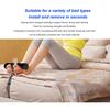 Abdominal Assist Trainer, Bed Sit Ups Bar Adjustable Sponge Foam Portable for Home Travel view 3