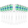 Toothbrush Replacement Heads for Philips Sonicare: 10 Pack Sonic Replacement Compitable with Phillips Electric Brush ProtectiveClean DiamondClean C3 C2 G2 W 4100 5100 HX9023 Plaque Control Snap-on view 1