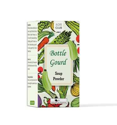 Agri Club Instant Bottle Gourd Soup Powder  Pack of 15 Sachets (15g Each) | Healthy & Delicious Ready-to-Make Soup for Quick Meals and Snacks