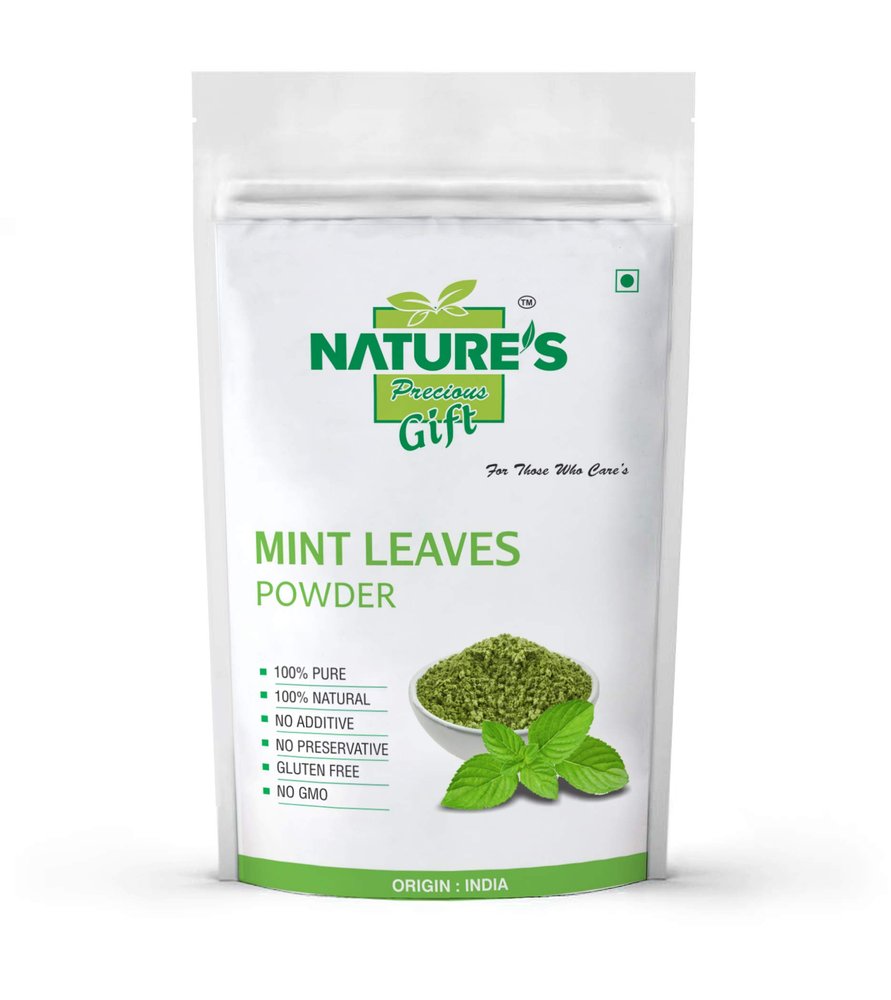 NATURE'S Precious Gift - Mint Leaves Powder - 4 kg - (1kg x 4 Pack)